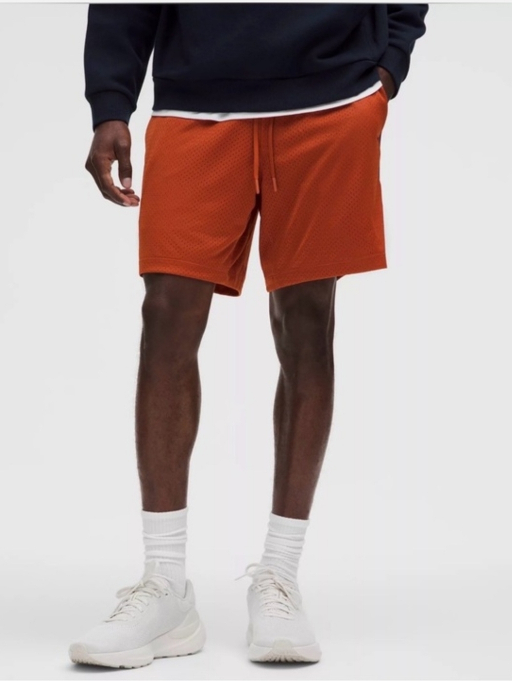 Lululemon Mens Double Layered Mesh Shorts 7 Inches Linerless Size XXL